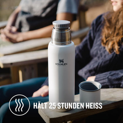 Stanley Adventure To-Go Thermosflasche 1.0L - 25 Stunden Heiss - 27 Stunden Kalt - Auslaufsicher - I