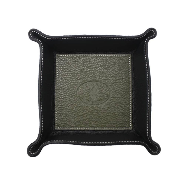 FrasiBags Taschenleerer aus echtem Leder - Quadratisches Ledertablett Organizer, Praktische Aufbewah