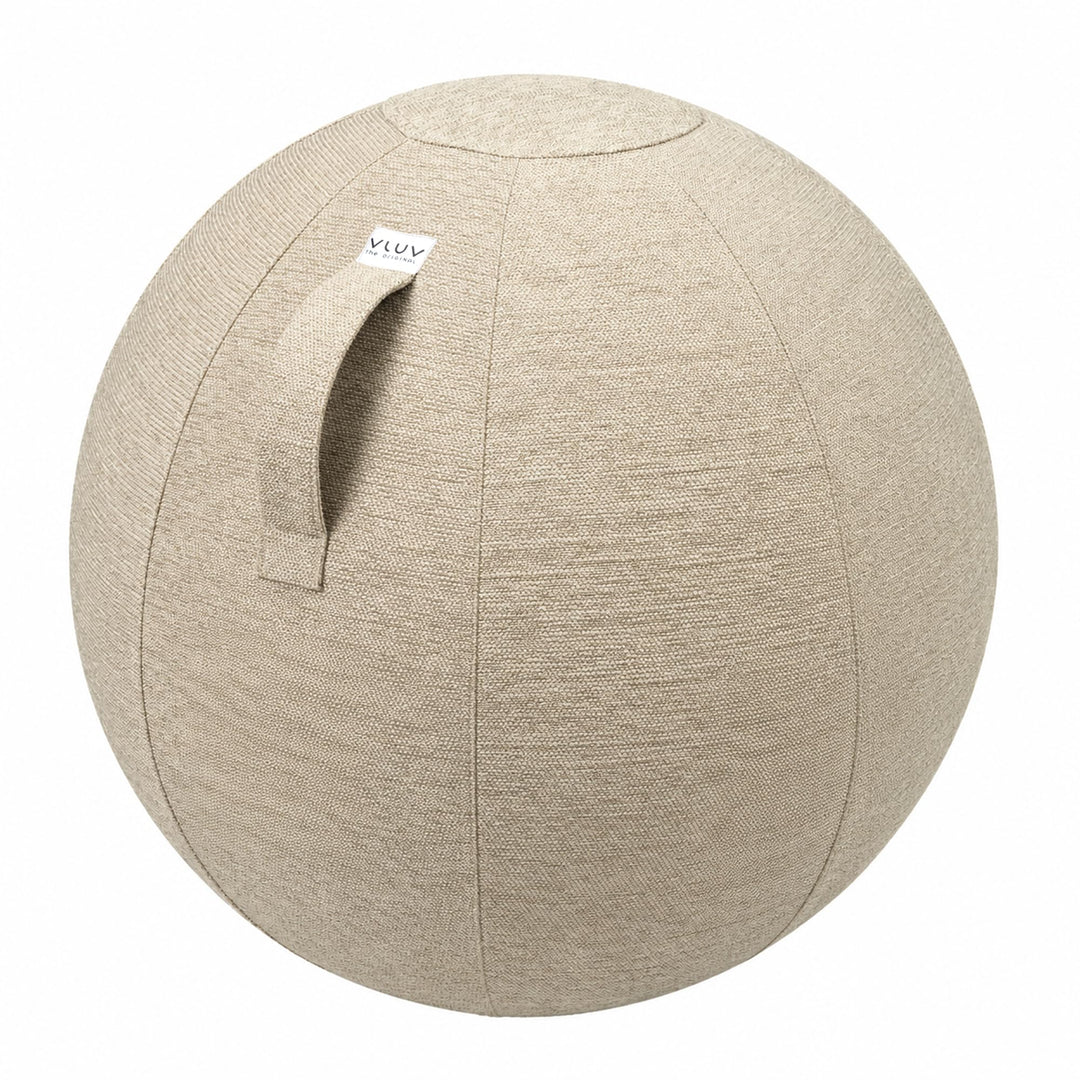 VLUV® BOL STOV Sitzball Büro Ergonomisch [Atmungsaktiv mit Tragegriff und Wegrollschutz] Waschbarer