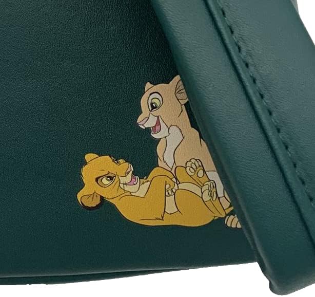 Loungefly Disney Der König der Löwen Nala Szene Doppelriemen Schultertasche Exklusiv, Grün