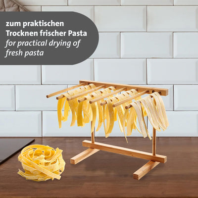 Westmark Nudeltrockner Leonardo – klappbarer Nudelständer zum Trocknen von selbstgemachter Pasta, na