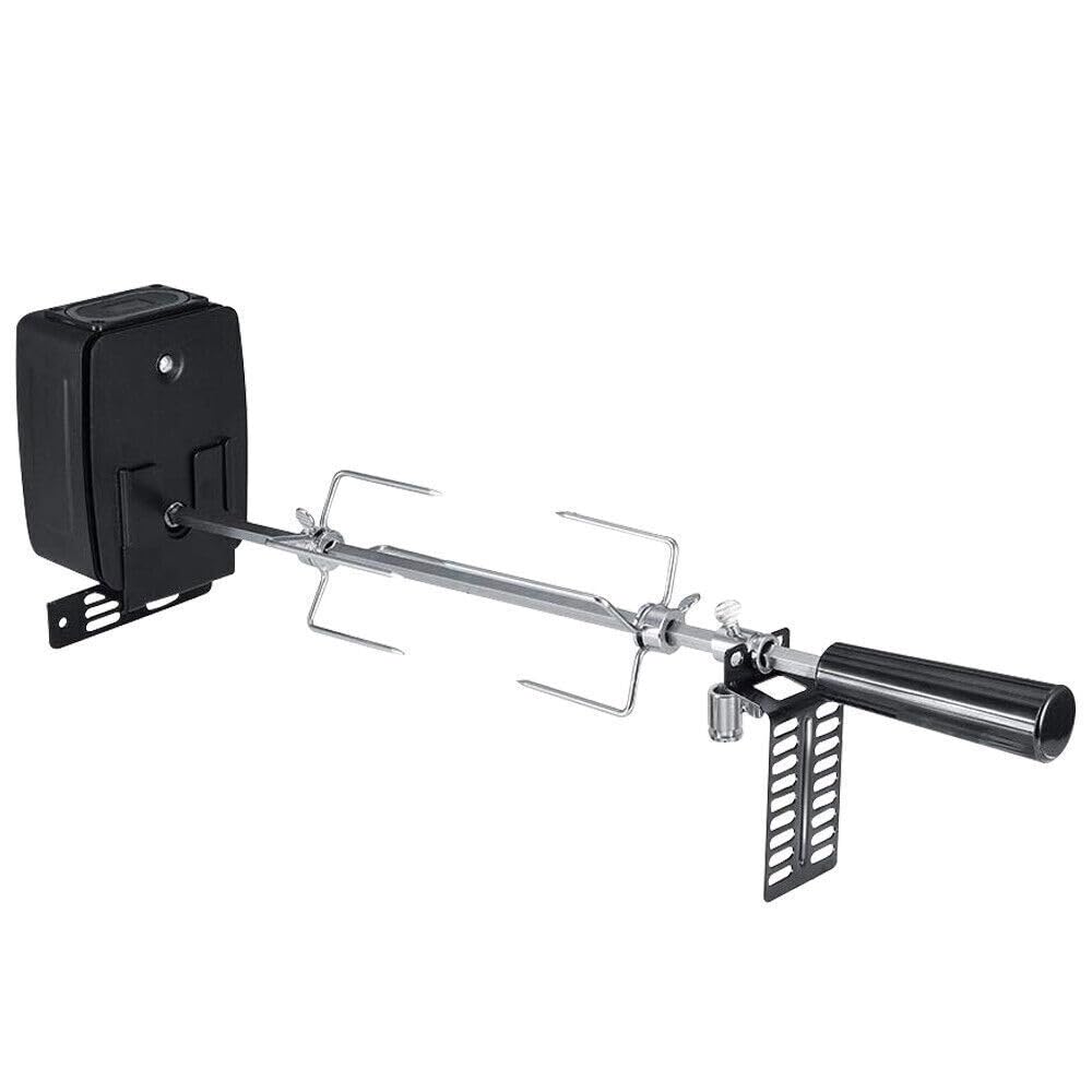 Elektrische BBQ-Röster Rotisserie Für Drehspiess Grillspiess-Set Mit Motor, 360° Drehwinkel, Geschwi