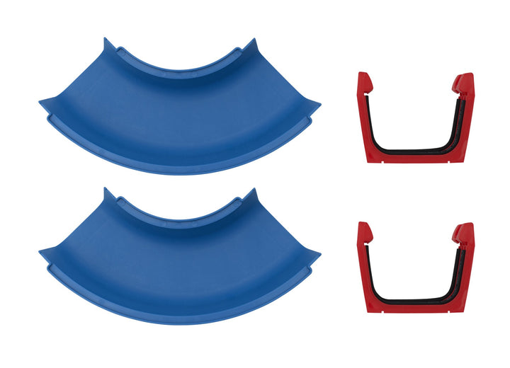 AquaPlay 102 - Kurve 2x - Erweiterungsset für AquaPlay Wasserbahnen, 2 x Kurvenelement, 2 x Verbindu