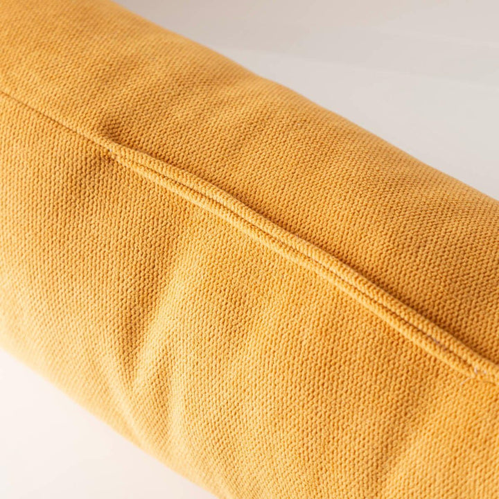 SCHÖNER LEBEN. Zugluftstopper Thermo Uni Senfgelb, Auswahl:90cm Länge 15x90cm, 15x90cm