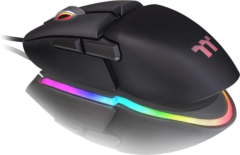 Thermaltake Argent M5 RGB Gaming Mouse | PC-Maus | 8 anpassbare dynamische Lichteffekte | rechts-und