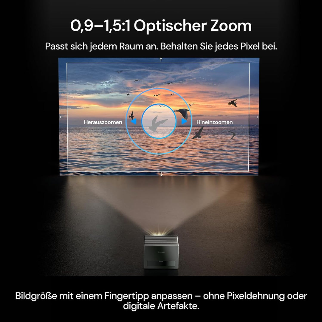 Valerion Heimkino Stativ-Bundle – Sofort einsatzbereit mit VisionMaster Pro2 4K Triple Laser Projekt