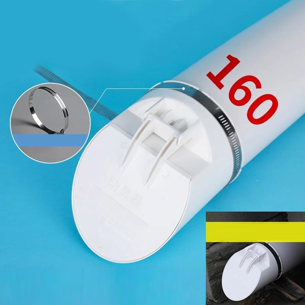 Bodenablauf, 50–160 mm, PVC-Entwässerungsrohr, Bodenabläufe, automatisches Schliessen, Verdrängungsv