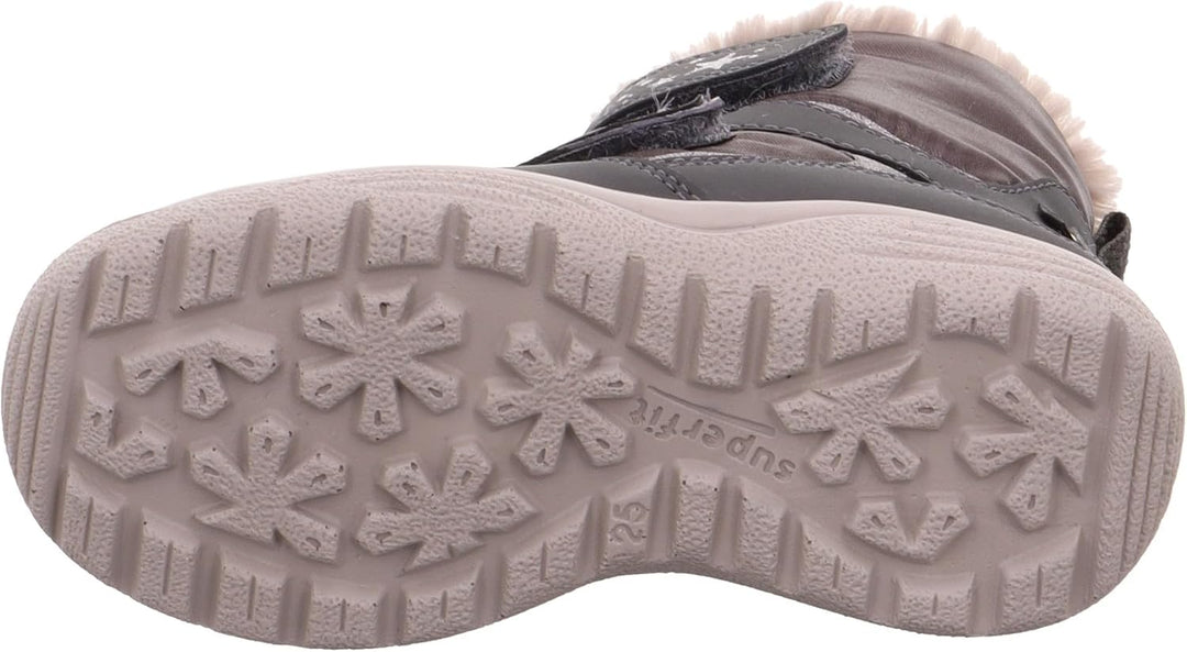 Superfit Mädchen Crystal Warm Gefütterte Gore-tex Schneestiefel 25 EU Grau Beige 2000, 25 EU Grau Be