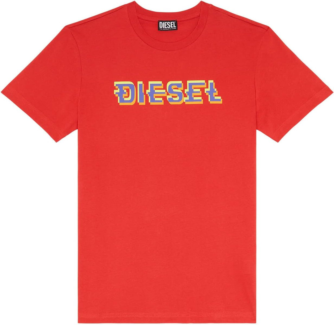 Diesel Herren T-Shirt XS 44q-0grai, XS 44q-0grai