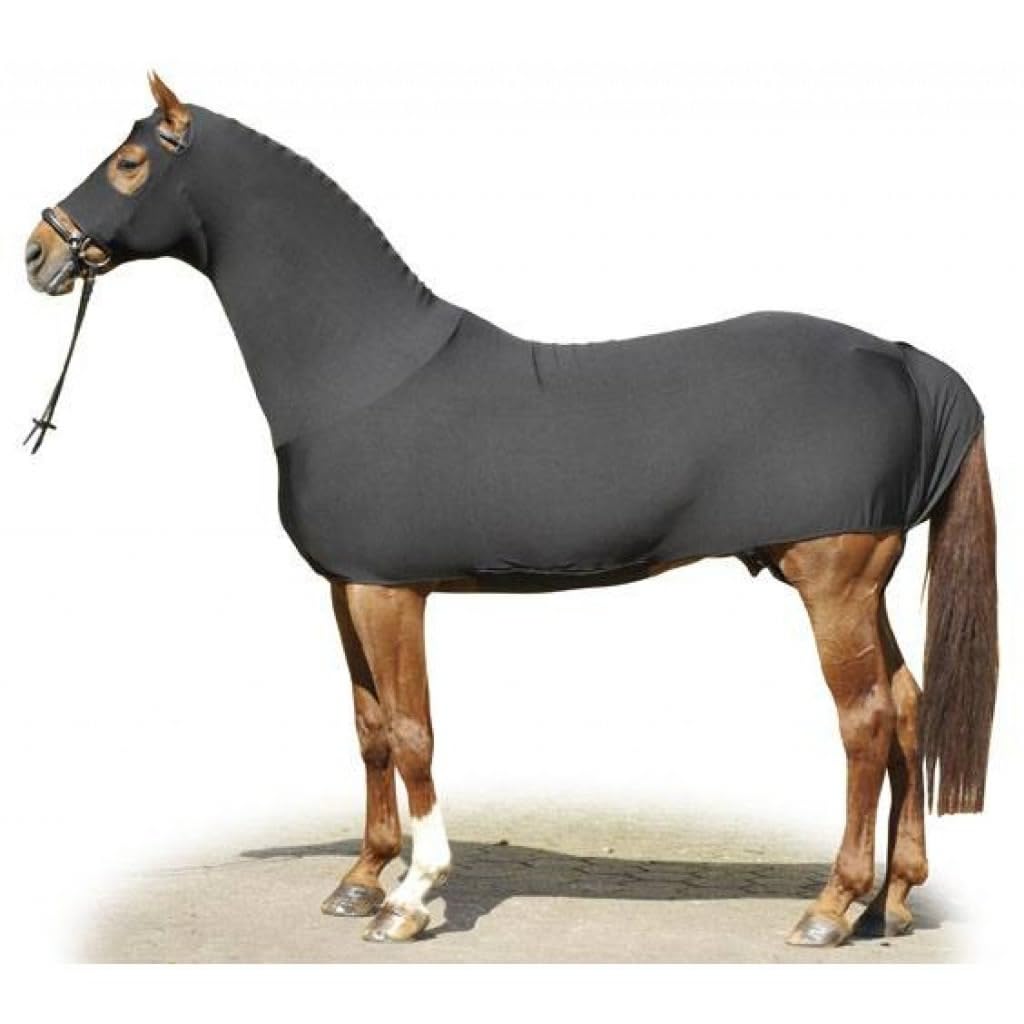 HKM 79399100.0655 Schmutz, Scheuer und Fliegenschutzanzug, schwarz Grösse XL (für Rückenlänge 165 cm