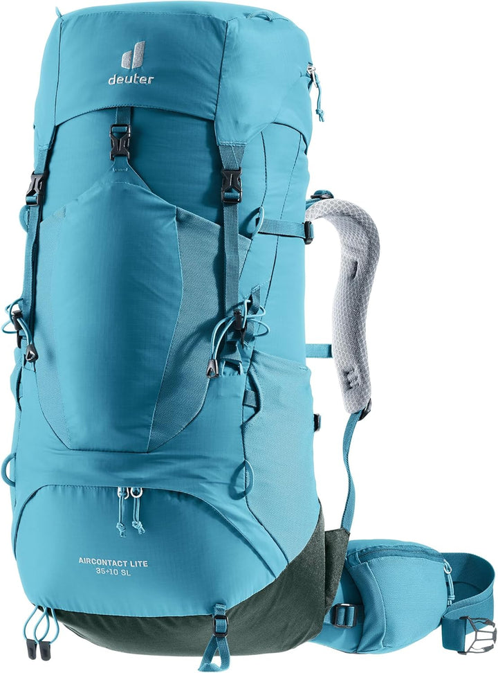 deuter Damen Aircontact Lite 35 + 10 Sl Trekkingrucksack (1er Pack) 35+10 L Lagoon-ivy, 35+10 L Lago