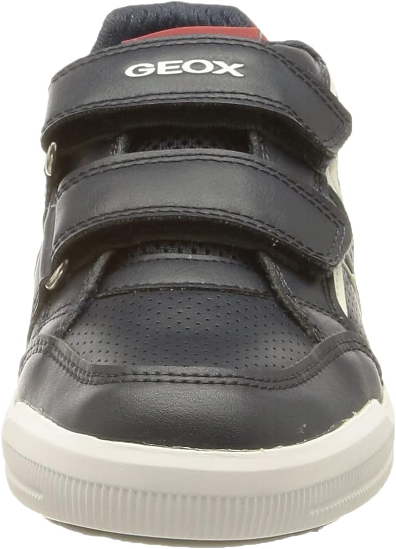 Geox Jungen J Arzach Boy A Sneakers 24 EU Navy Red Light, 24 EU Navy Red Light