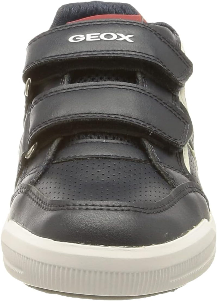 Geox Jungen J Arzach Boy A Sneakers 24 EU Navy Red Light, 24 EU Navy Red Light