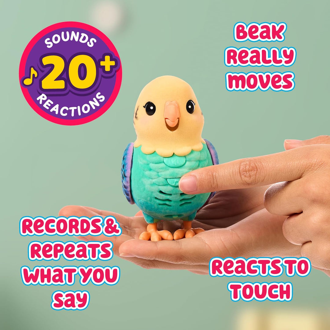 Little Live Pets My Really Real Bird & Cage – Indie, Interaktives, realistisches Vögelchen, Über 20