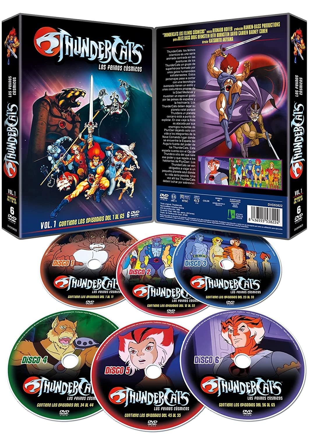 Thundercats - Felinos cósmicos T.1 - DVD