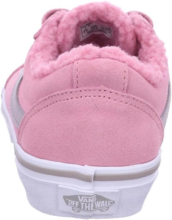 Vans Ward Platform Sneaker, Patchwork Light Blue, 36 EU 32 EU Suede Sherpa Foxglove, 32 EU Suede She