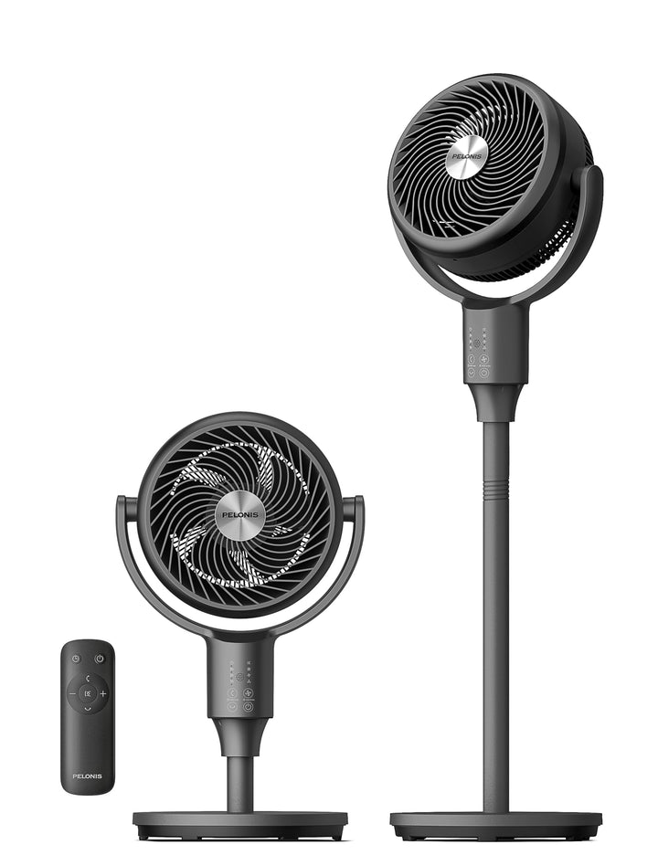 PELONIS Standventilator, Luftzirkulator, Ultra OmniFlow (135°+90° automatische Oszillation), leiser