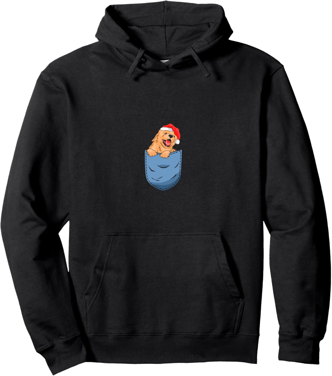 Süsser Golden Retriever Brusttasche Hunde Hundebesitzer Pullover Hoodie
