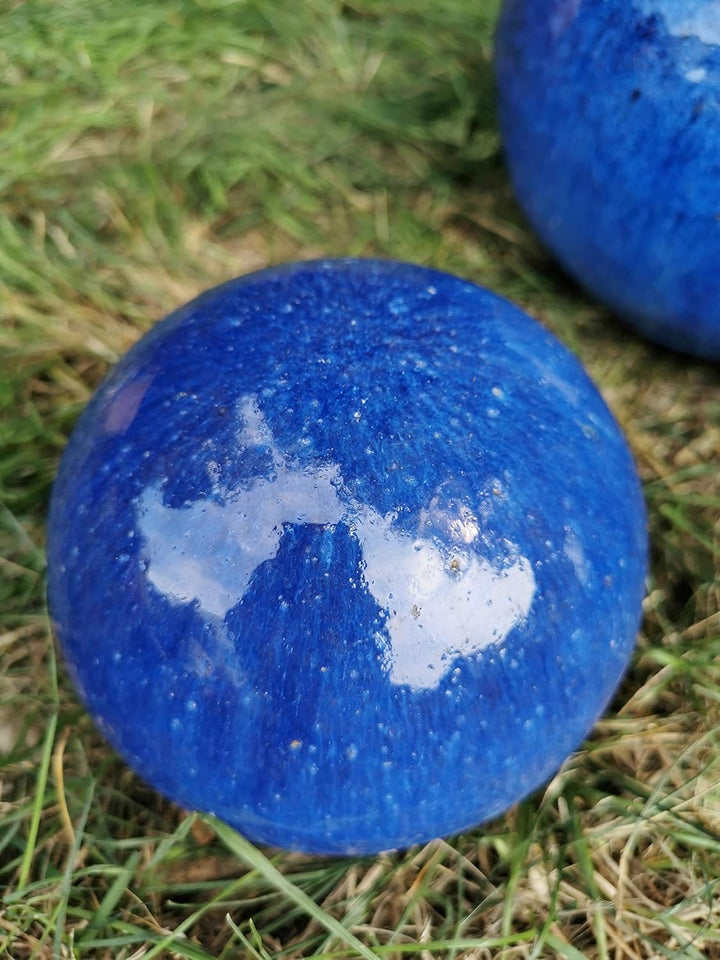 Teramico Dekokugel Gartenkugel glasiert -Blau, Grün, Anthrazit, Türkis, Aqua- sehr hochwertig frostf