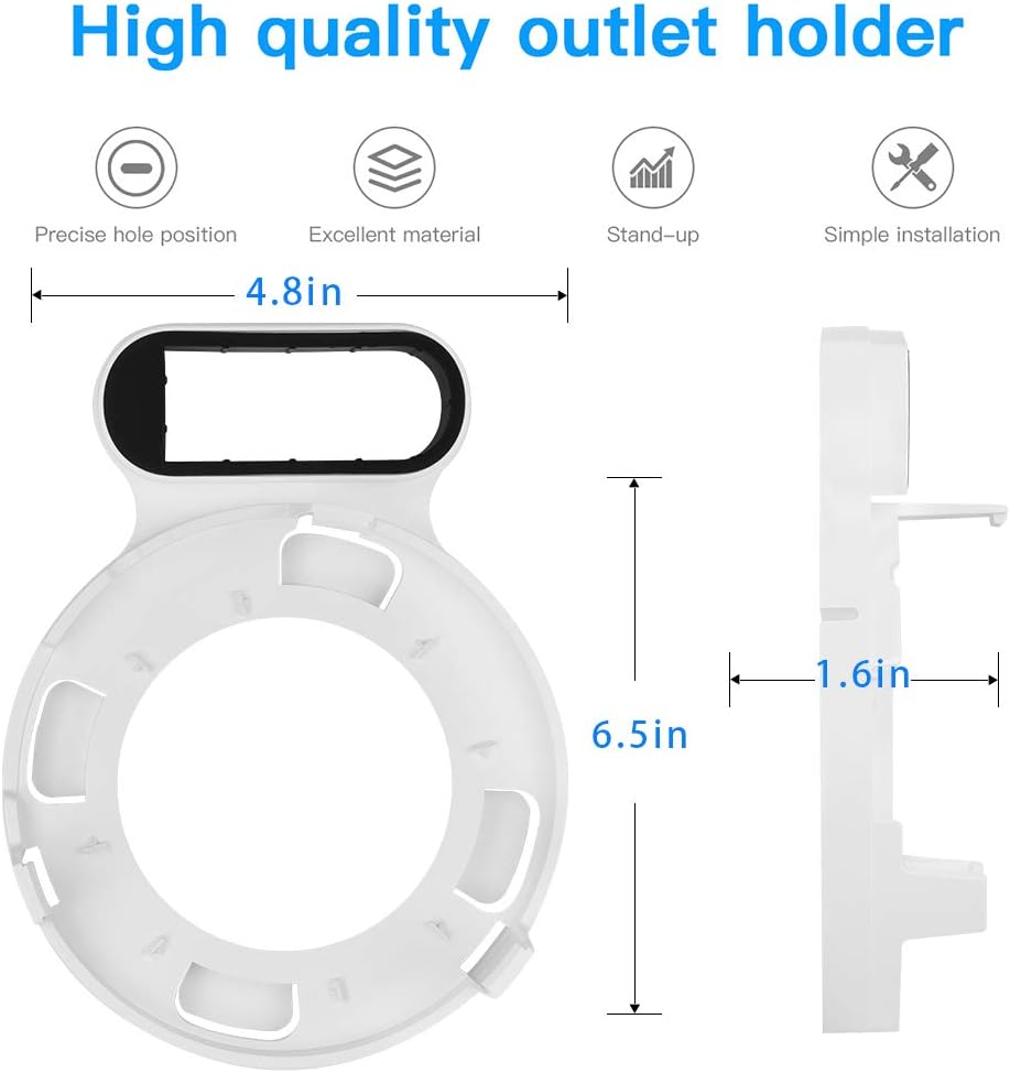 HOLACA Steckdosenhalterung für TP-Link Deco M5 Whole Home Mesh WiFi System - Keine Kabelsalat, stabi