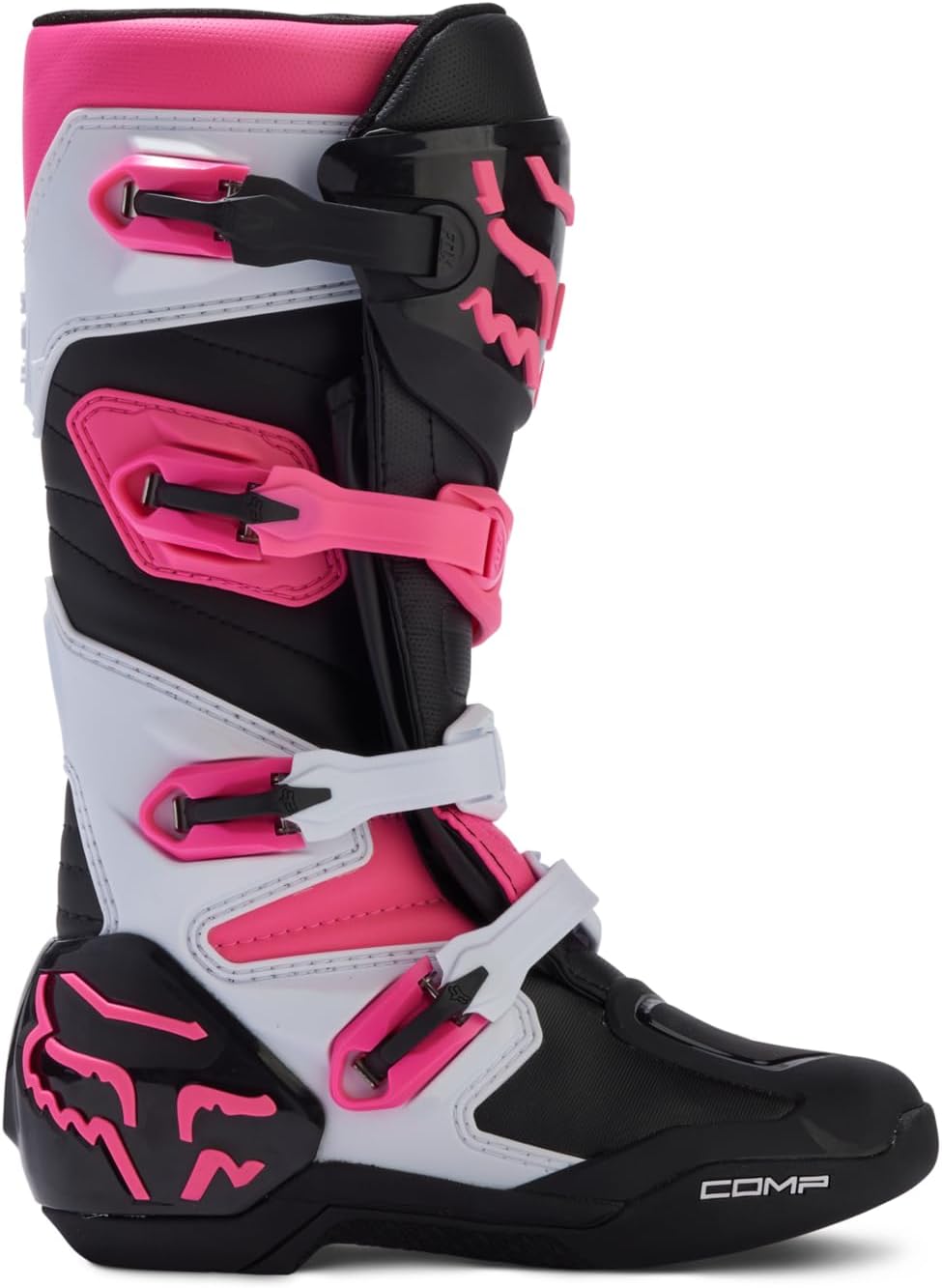 Fox Racing Damen Comp Motocross-stiefel für DamenDAMEN COMP MOTOCROSS STIEFEL 43 EU Schwarz Rosa, 43