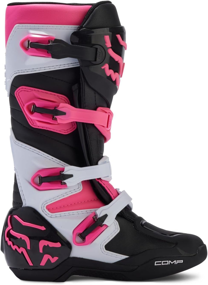 Fox Racing Damen Comp Motocross-stiefel für DamenDAMEN COMP MOTOCROSS STIEFEL 43 EU Schwarz Rosa, 43