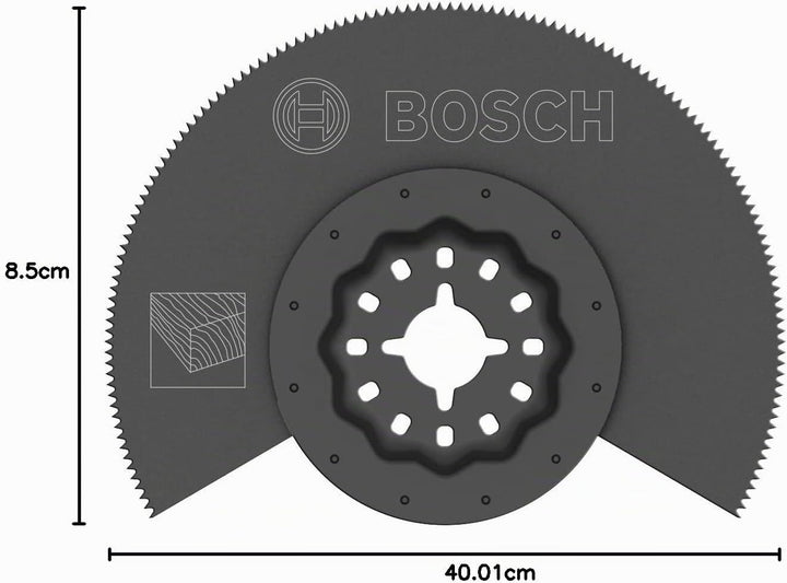 Bosch Segmentsägeblatt (für Holz, Zubehör für Multifunktionswerkzeuge Starlock) (Packung mit 2) 85 m