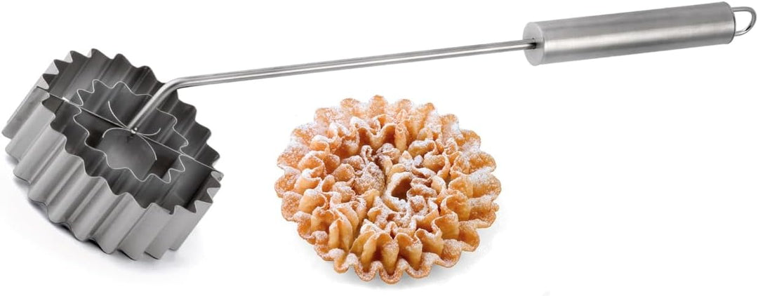 Weis Rosenküchleform aus Edelstahl, Silber, 1 - Pack