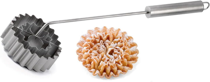 Weis Rosenküchleform aus Edelstahl, Silber, 1 - Pack