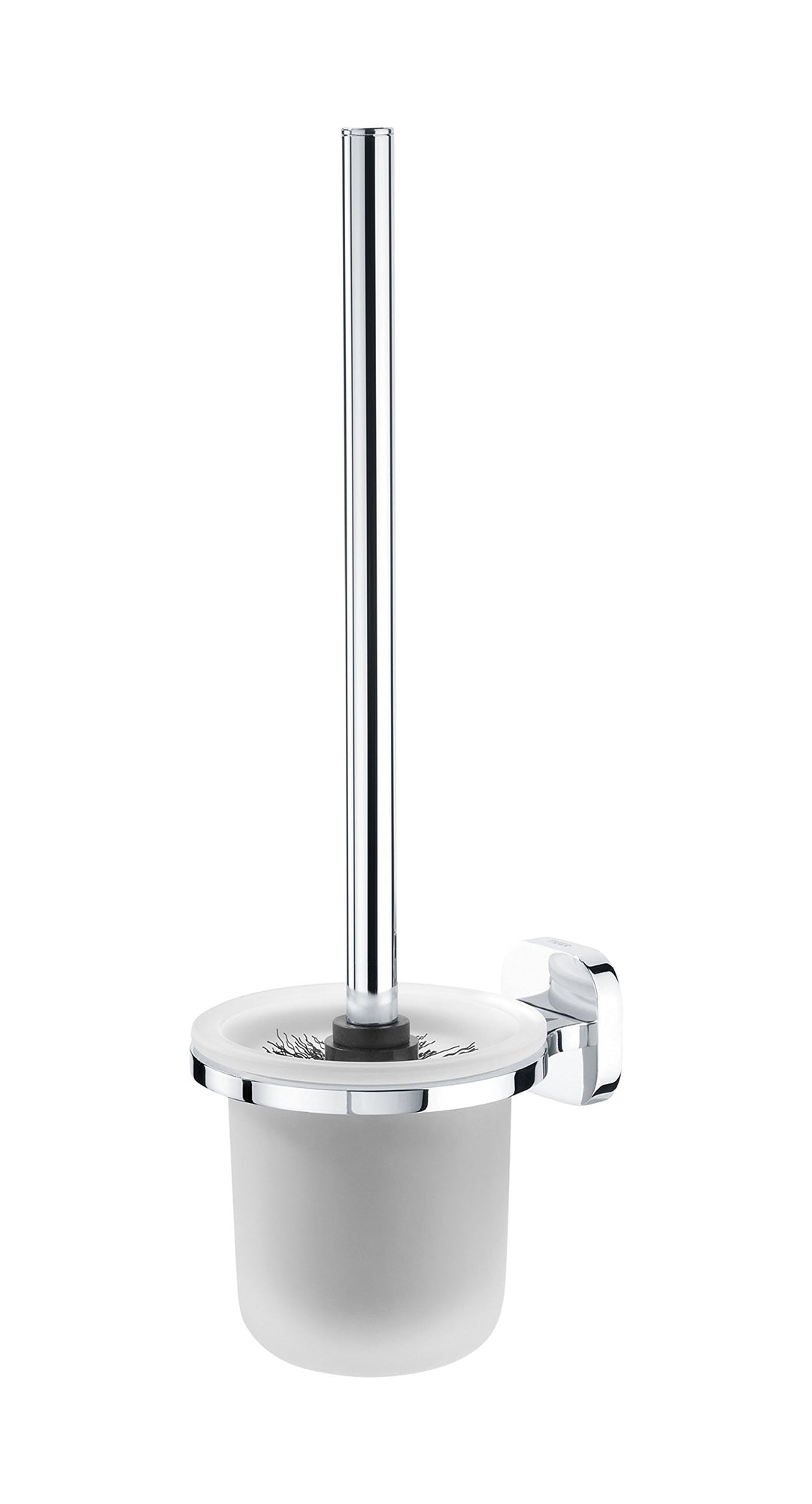 Tiger Ramos Toilettenbürste mit Glaseinsatz, chrom Chrom Toilettenbürste, Chrom Toilettenbürste