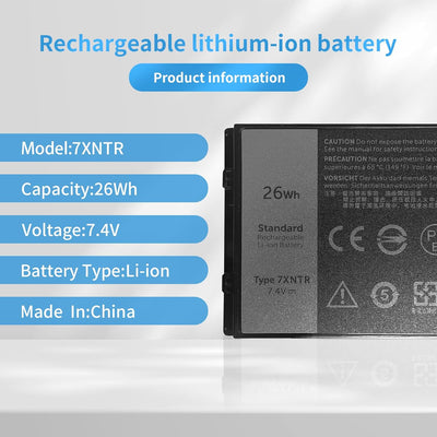 HUBEI J7HTX 02JT7D 7XNTR FH8RW Laptop Batterie Ersatz für Dell Latitude 7202 7212 7220 Rugged Extrem