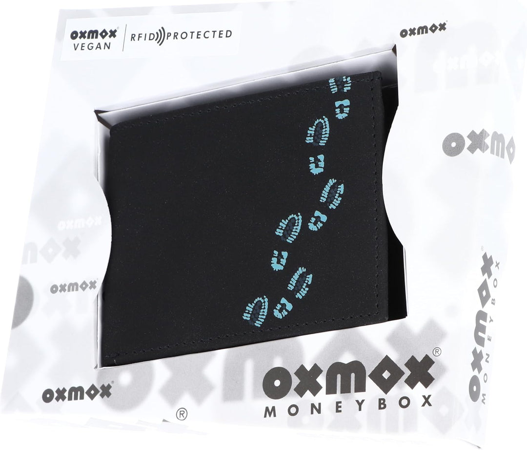 Oxmox New Cryptan - Geldbörse 2cc 10 cm RFID footsteps, Einheitsgrösse