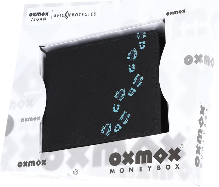 Oxmox New Cryptan - Geldbörse 2cc 10 cm RFID footsteps, Einheitsgrösse