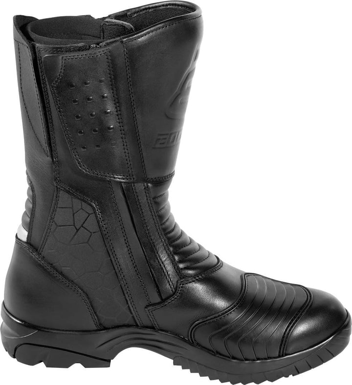 Bogotto Tour wasserdichte Motorradstiefel, schwarz, 46 | Wasserdicht Schwarz 46 EU, Schwarz 46 EU