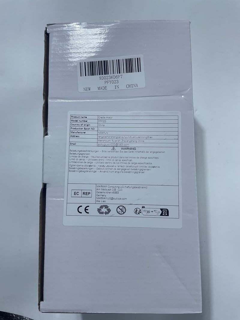 NEWFUN Federwiege Motor， Motor Federwiege， Motor Federwiege Elektrisch，Einstellbarer Elektrischer St