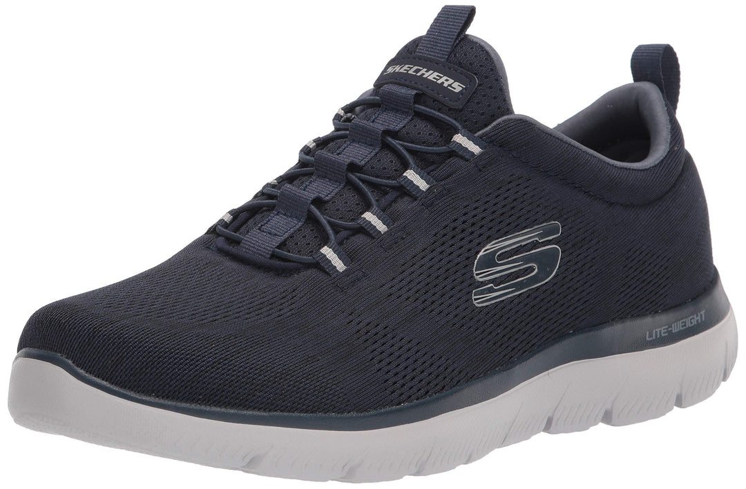 Skechers Damen Bobs Squad Sneaker 40.5 EU Weit Marineblau, 40.5 EU Weit Marineblau