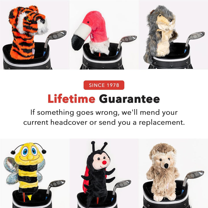 Daphne’s Headcovers Tiger Headcover Funny Golf Club Cover Stylish Protection for Club Driver Headcov