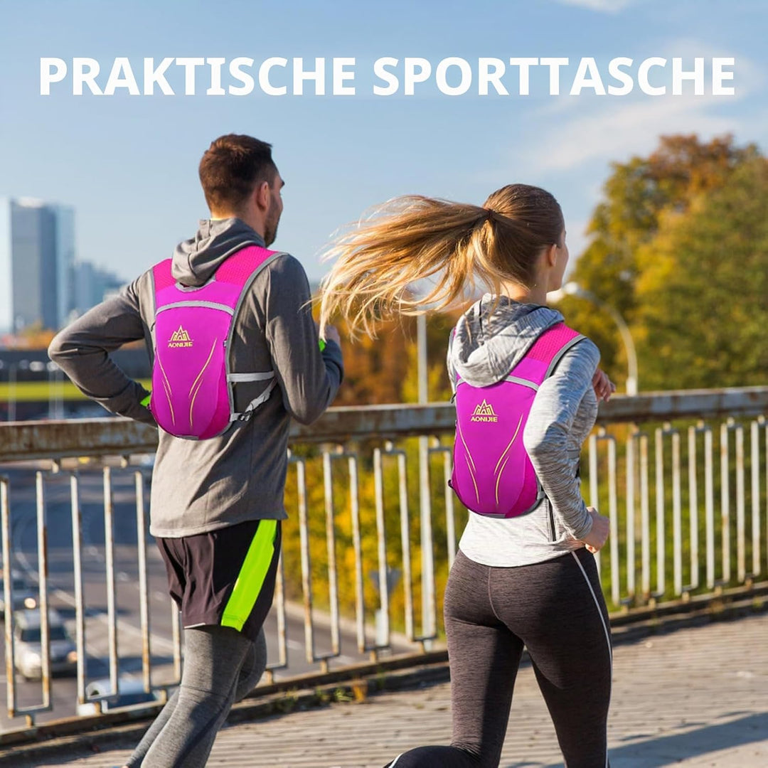 Geila Trinkrucksack, Trinkweste Outdoorsport Trail Marathoner Running Race Leichter Rucksack für Män