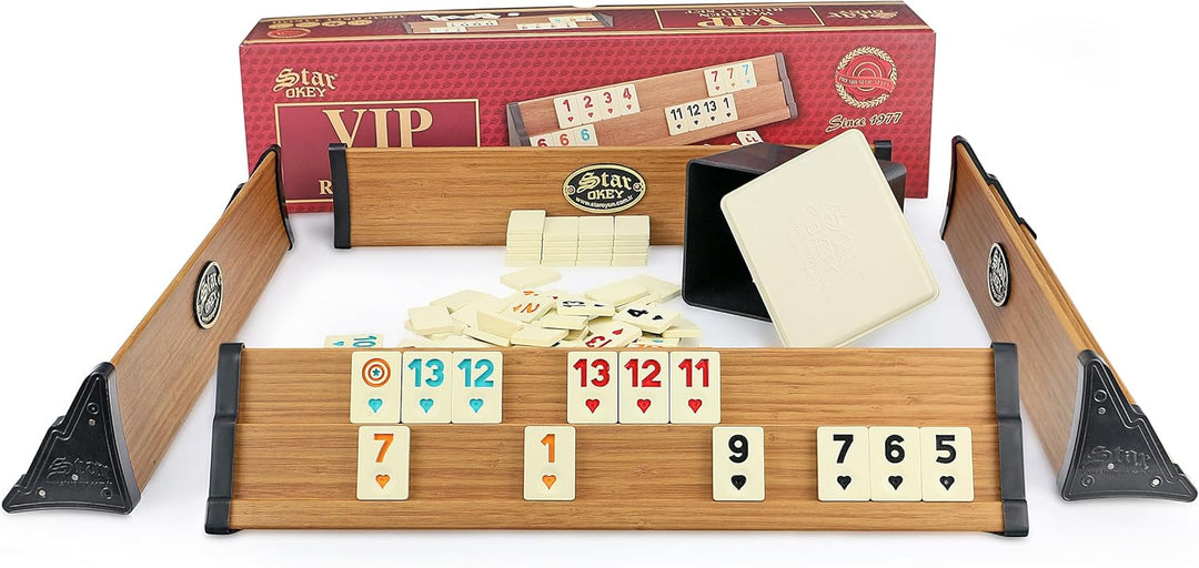 Sehr Hochwertige Holz Wooden Rummy Set VIP Okey mit Melamin Steine AHSAP Okey TAKIMI mit SEMUS