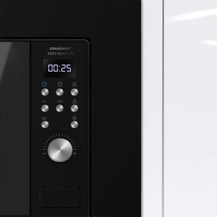 Cecotec Digitale und einbaubare Mikrowelle GrandHeat 2000 Built-in Black. 20 Liter Fassungsvermögen