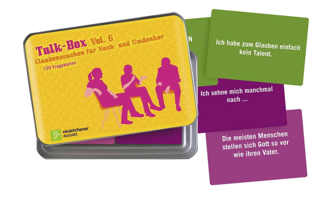 Talk-Box Vol. 6 - Glaubenssachen für Nach- und Umdenker. 120 Impulskarten, Sondereinband