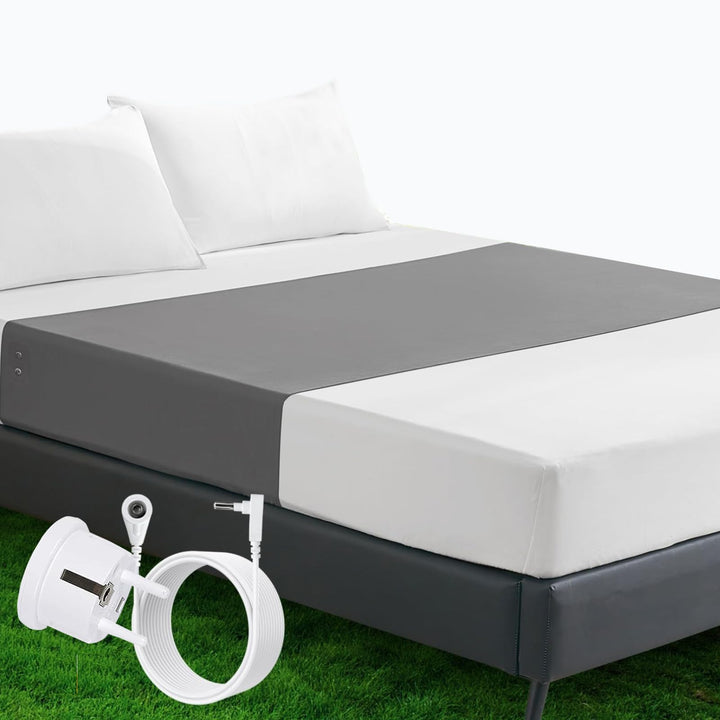 RIQINXIN Erdungsbettlaken Erdungsmatte 10% Silberfaser und 90% Bio-Baumwolle Grounding Bed Sheet mit