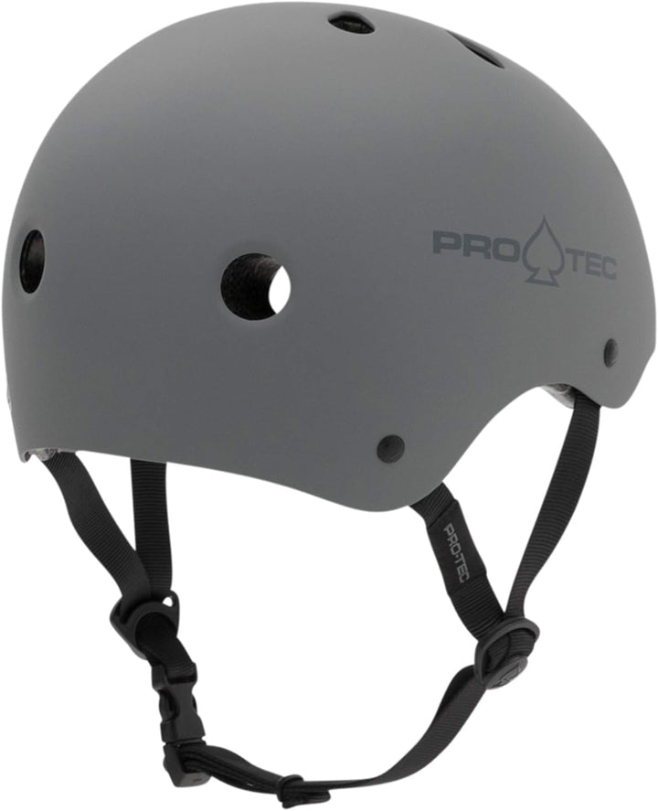 Pro tec Unisex Helmet Classic Certified XL Matte Grey, XL Matte Grey