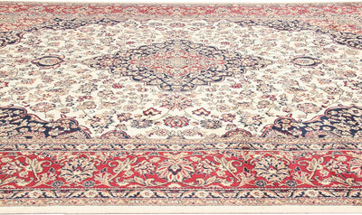 ABC Tappeti Teppich Farshian Medallion Elfenbein/rot 100 x 140 cm