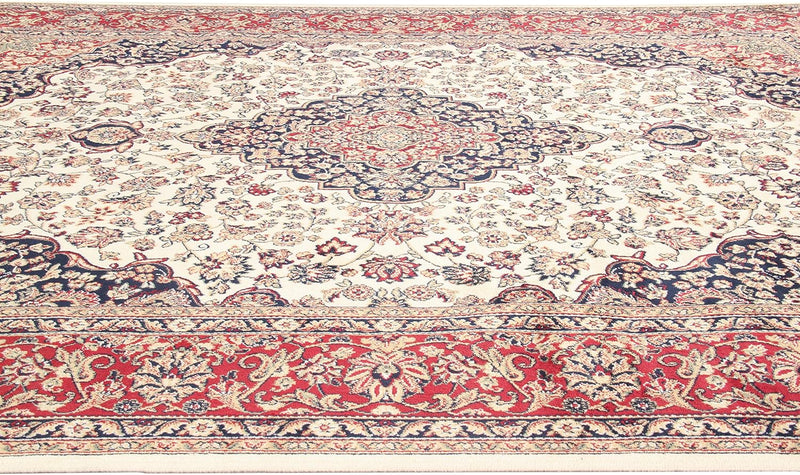 ABC Tappeti Teppich Farshian Medallion Elfenbein/rot 100 x 140 cm