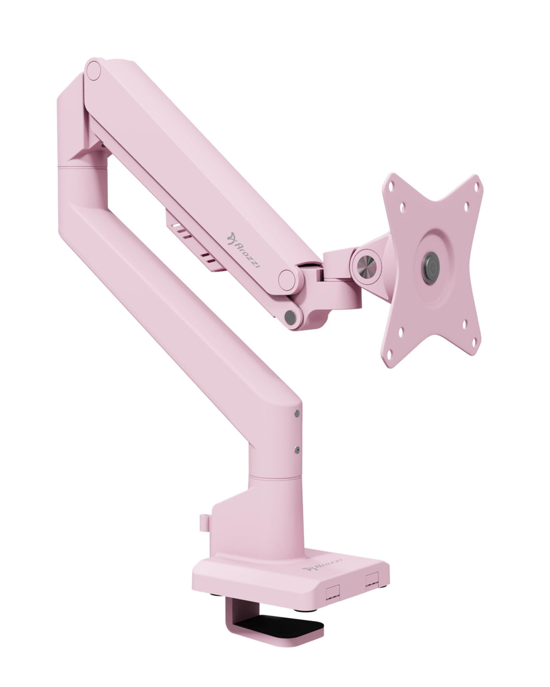 Arozzi Alzare Neo Single Gasdruckfeder-Monitorarm - Vollbewegung, Höhenverstellbar 21–50 cm, VESA 75