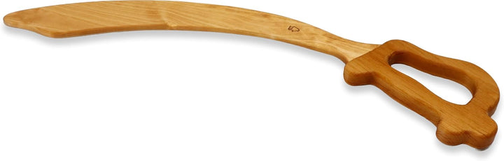 BestSaller 1121 Piratensäbel aus Holz, 56cm lang, Natur geölt (2 Stück) Natur 2 Stück, Natur 2 Stück