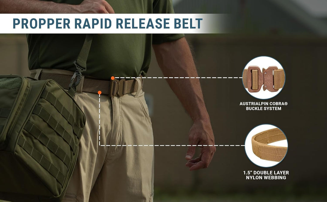 Propper Rapid Release Gürtel 4XL Schwarz, 4XL Schwarz
