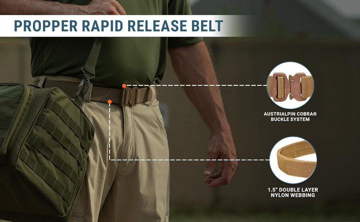 Propper Rapid Release Gürtel XXL Coyote, XXL Coyote