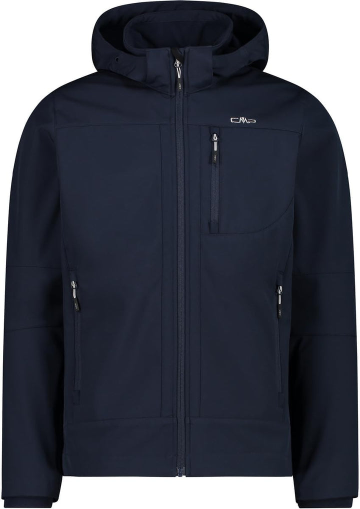 CMP Herren Herrenjacke mit Reissverschluss und Kapuze Softshelljacke 54 B.Blue-Ice, 54 B.Blue-Ice